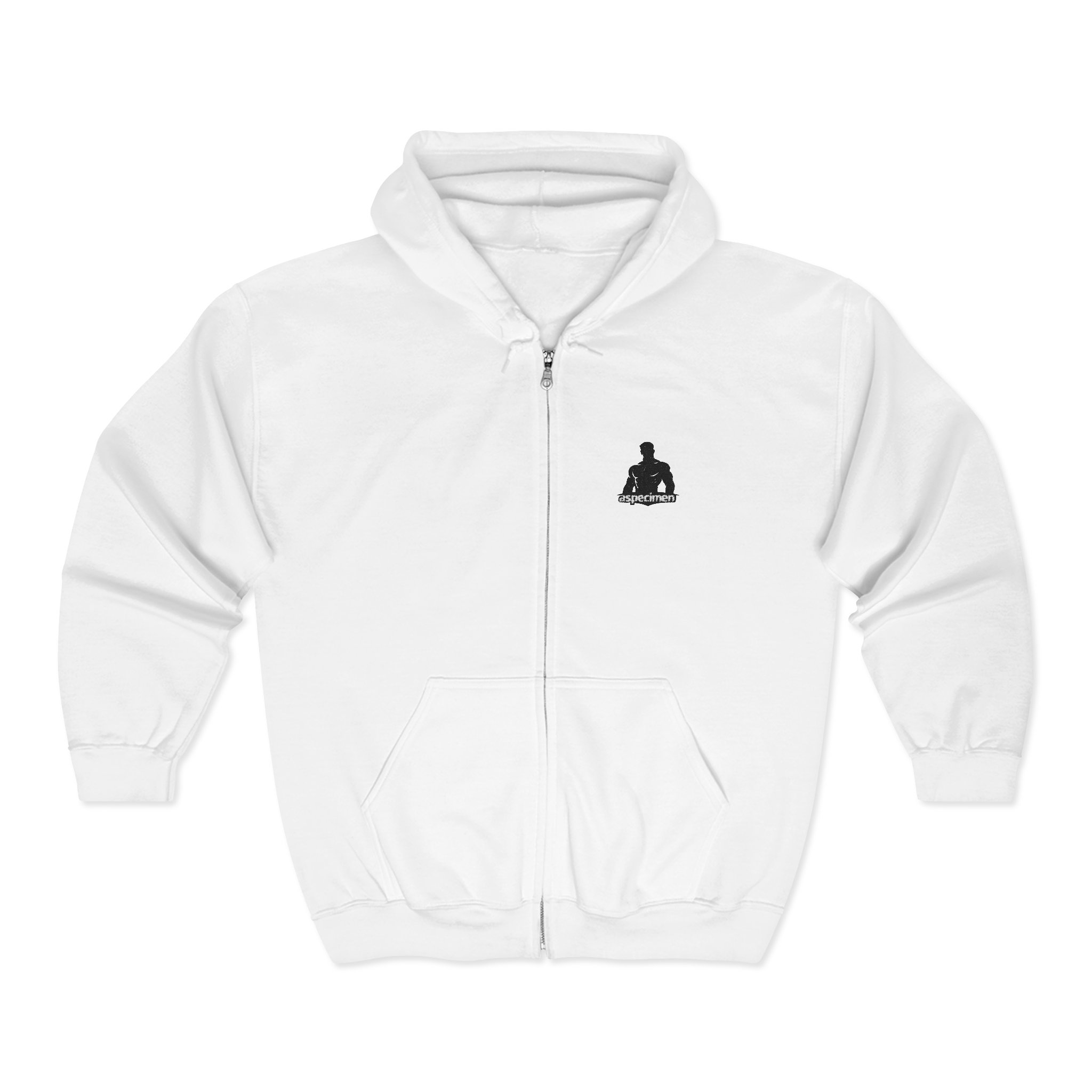 Aspecimen Logo Full Zip Hoodie - Image 7